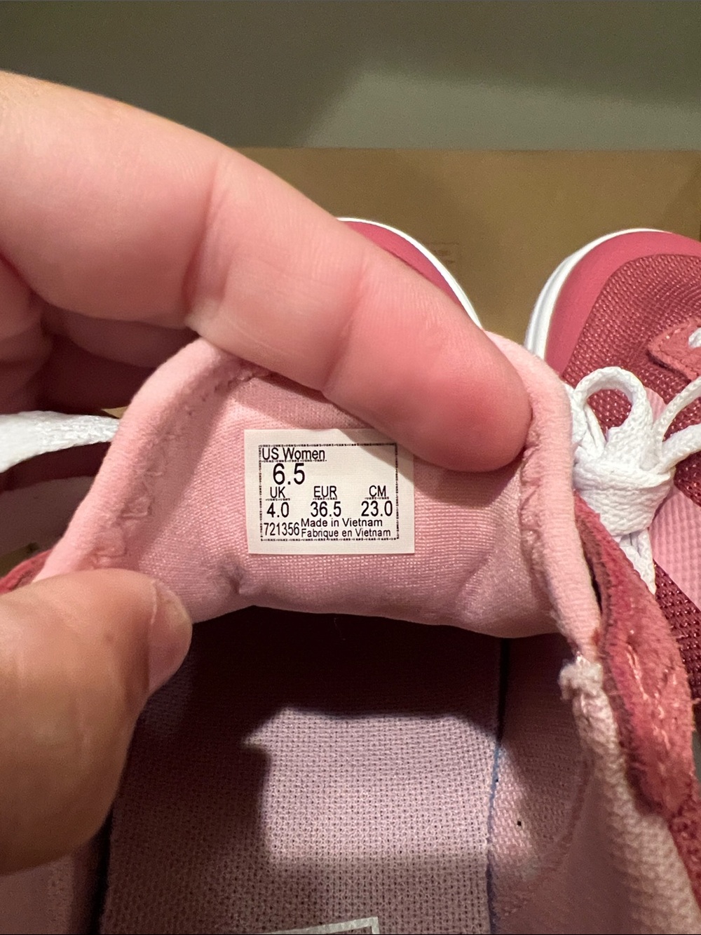 Vans Women’s Coral Pink Low-Top Sneakers - Picture 5 of 10